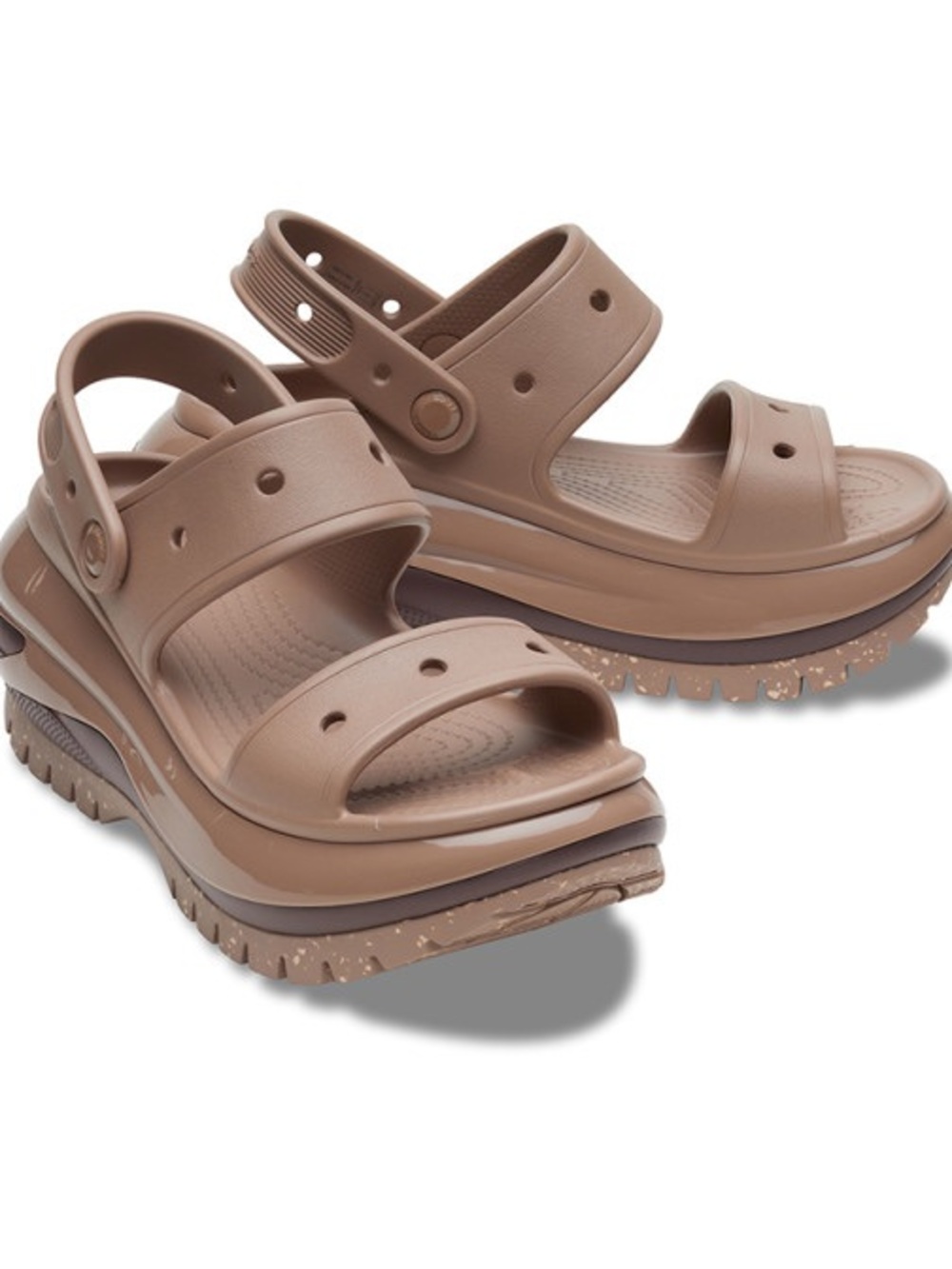 CROCS Women's Platform Sandals in Mauve
